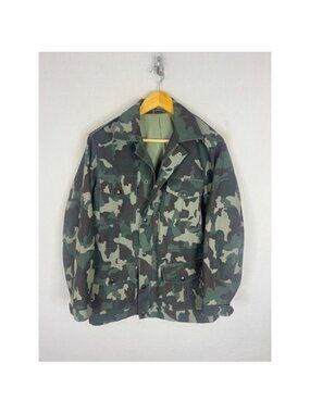 90s Vetements Burtmar Mens Camo Garrison Dress Land Jacket Military Field 38 M